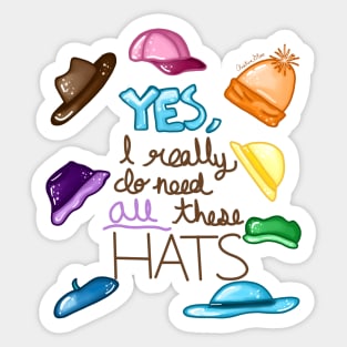 Hats Sticker